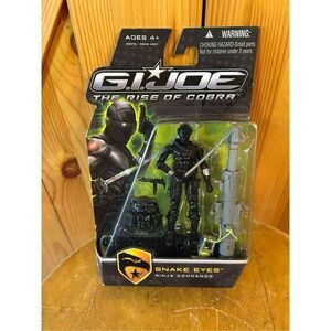 GI Joe Rise of Cobra SNAKE EYES Ninja Commando Hasbro 2009 (8128)